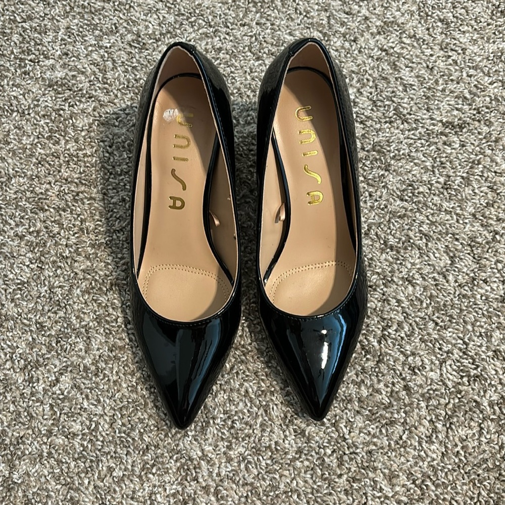 Black Block Heels